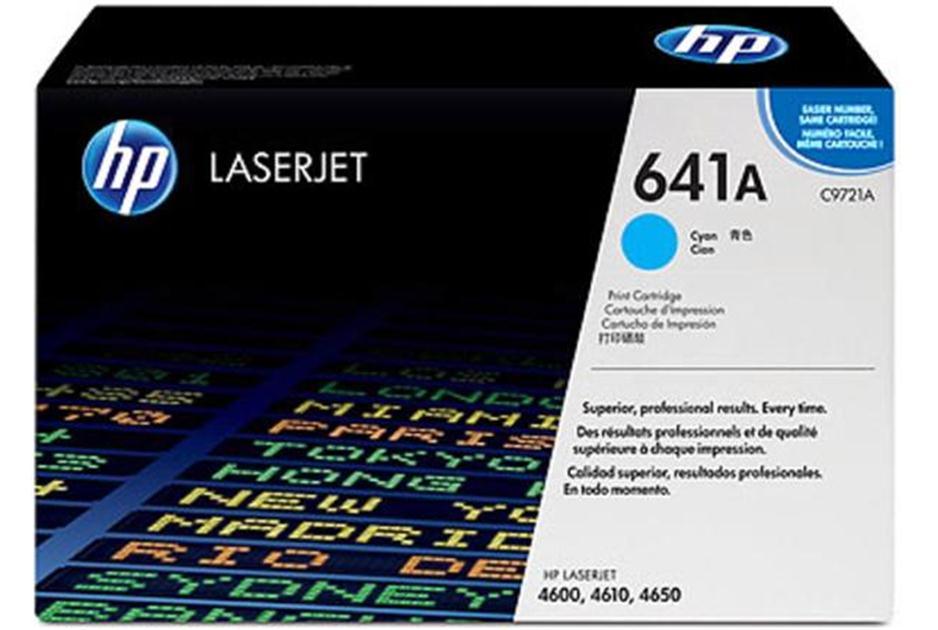 OEM HP C9721A, 641A Toner Cartridge For HP 4600, 4610, 4650 Cyan - 8K - TonerParts