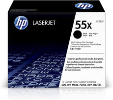 OEM HP CE255X 55X Toner Cartridge Black 12.5K