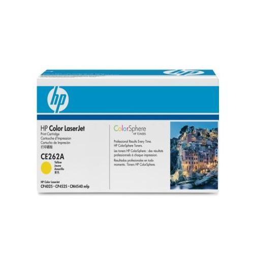 OEM HP CE262A 648A Laser Toner Cartridge Yellow 11K - TonerParts