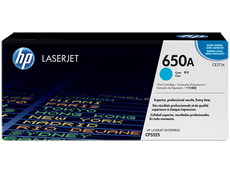 OEM HP CE271A 650A Toner Cartridge Cyan 15K