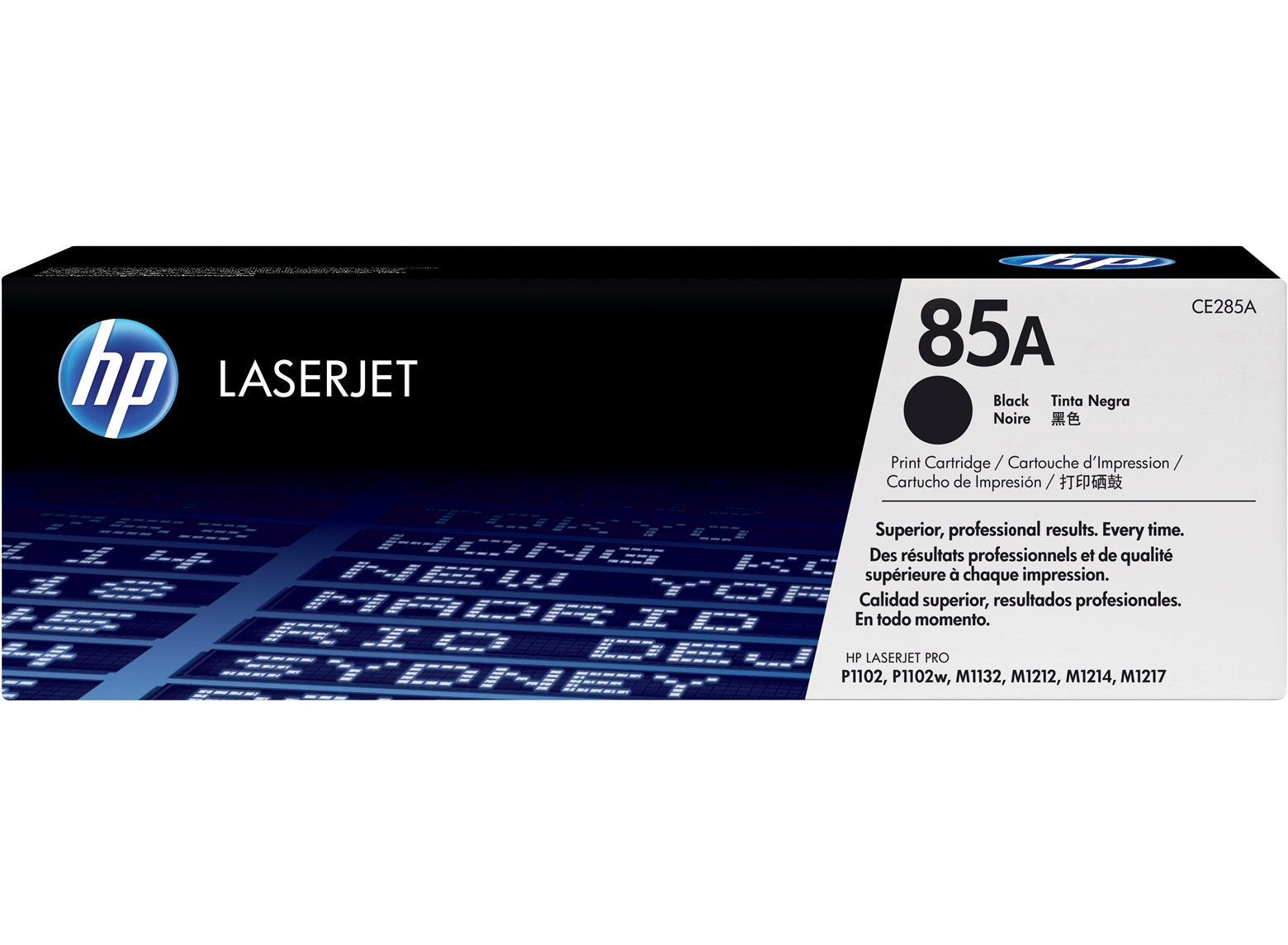 OEM HP CE285A 85A Toner Cartridge Black 1.6K - TonerParts