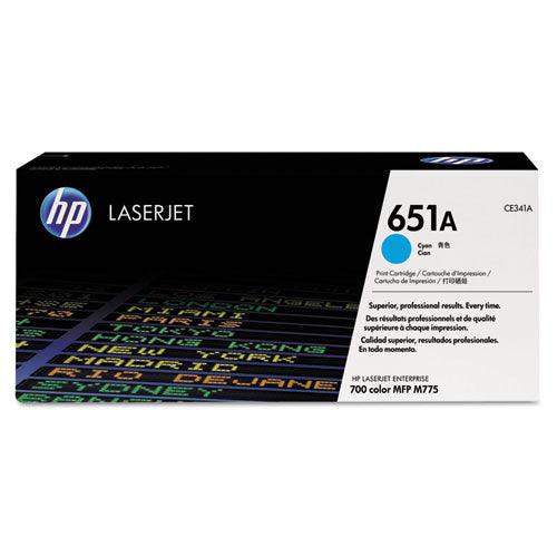 OEM HP CE341A 651A Toner Cartridge Cyan 16K - TonerParts