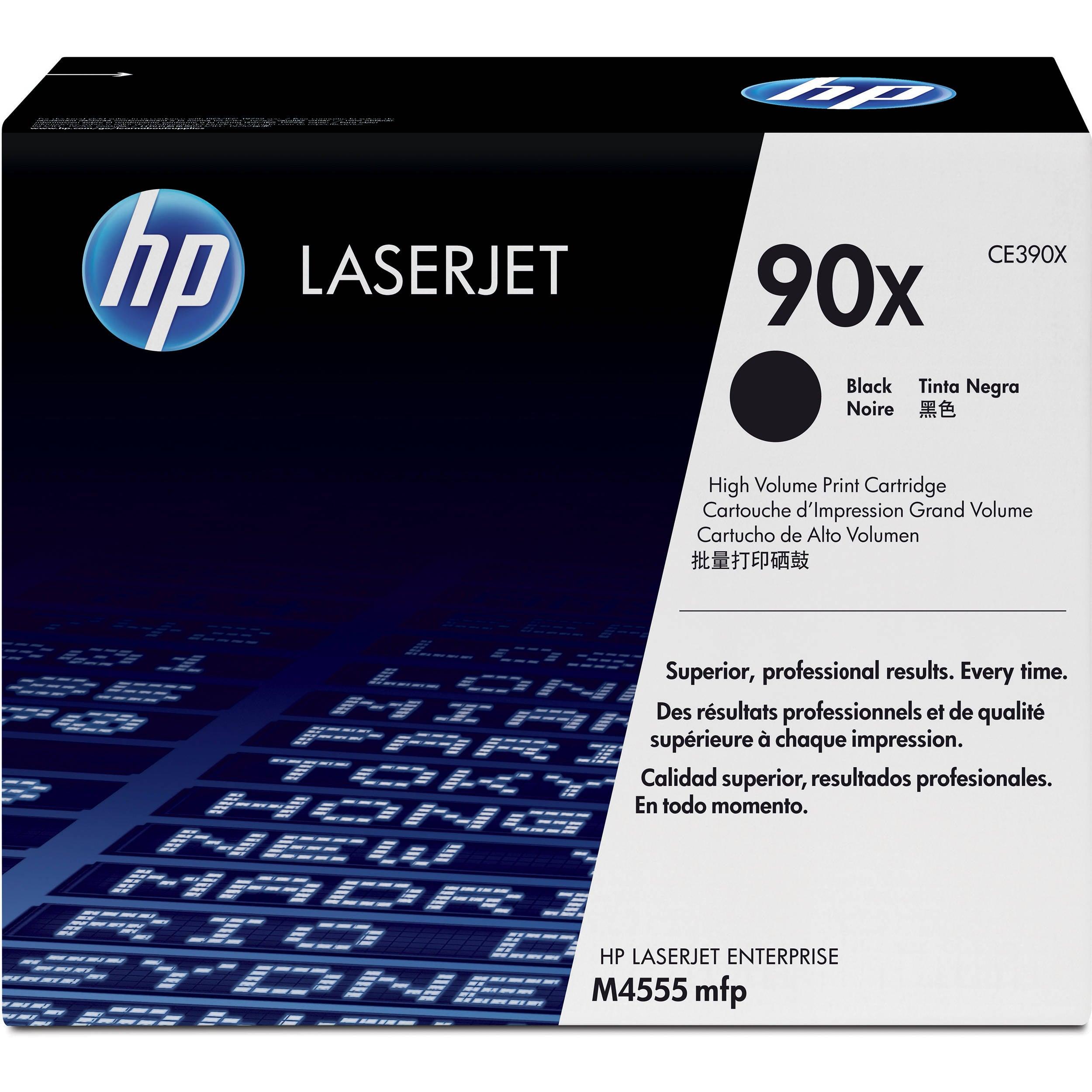 OEM HP CE390X 90X Toner Cartridge Black 24K - TonerParts