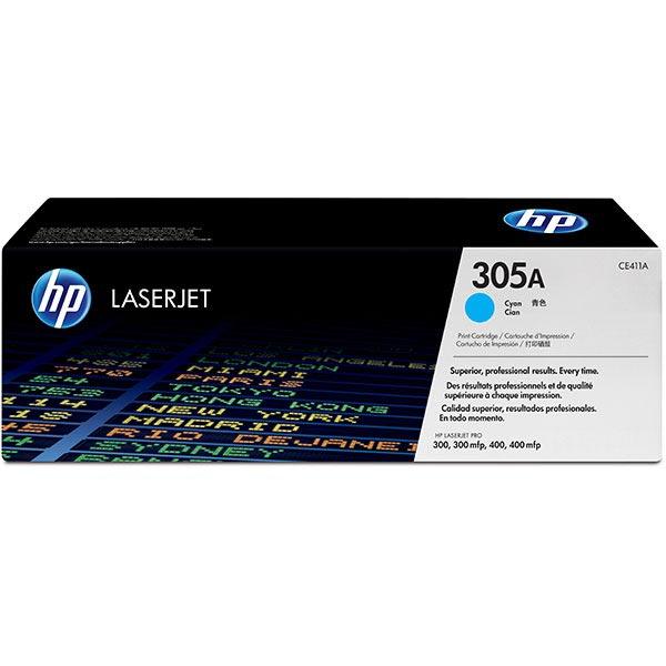 OEM HP CE411A 305A Toner Cartridge Cyan 2.6K - TonerParts
