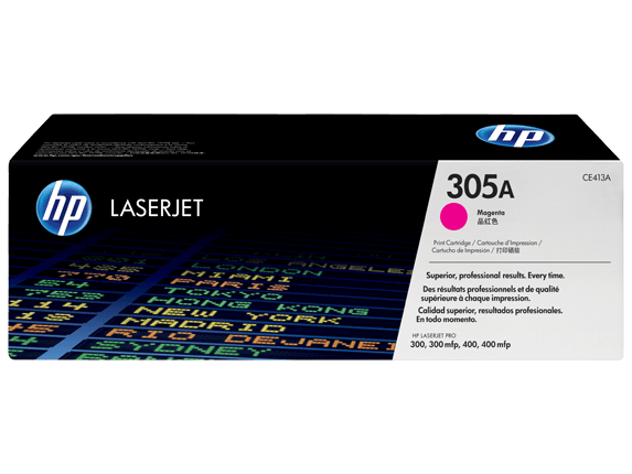 OEM HP CE413A 305A Toner Cartridge Magenta 2.6K - TonerParts
