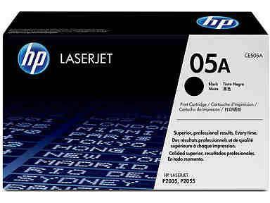 OEM HP CE505A 05A Toner Cartridge Black 2.3K - TonerParts