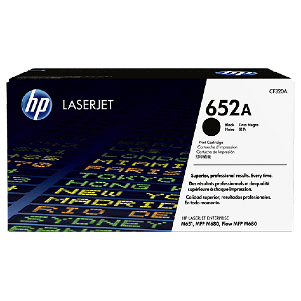 OEM HP CF320A 652A Toner Cartridge Black 11.5K - TonerParts