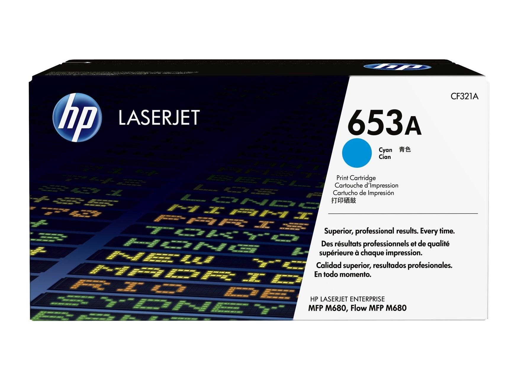 OEM HP CF321A 653A Toner Cartridge Cyan 16.5K - TonerParts