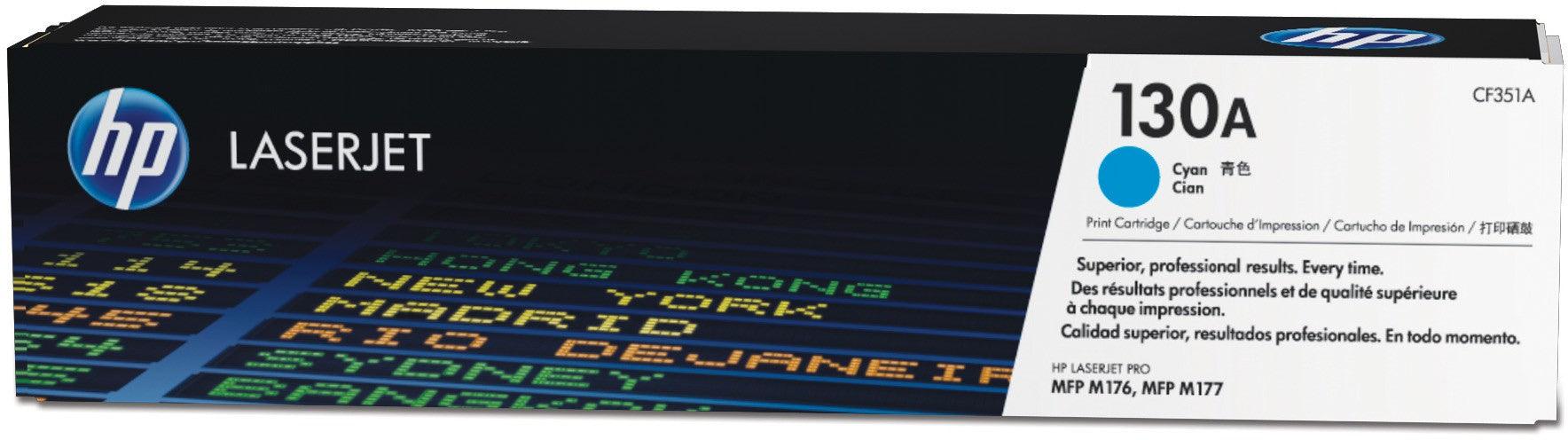 OEM HP CF351A 130A Toner Cartridge Cyan 1K - TonerParts