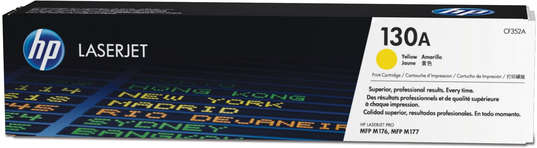 OEM HP CF352A 130A Toner Cartridge Yellow 1K - TonerParts