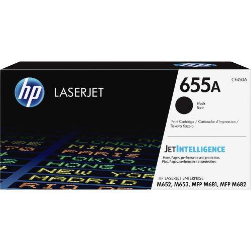 OEM HP CF450A 655A Toner Cartridge Black 12.5K - TonerParts