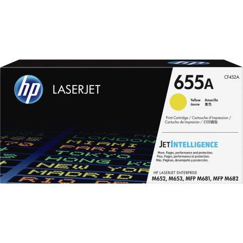 OEM HP CF452A 655A Toner Cartridge Yellow 10.5K - TonerParts