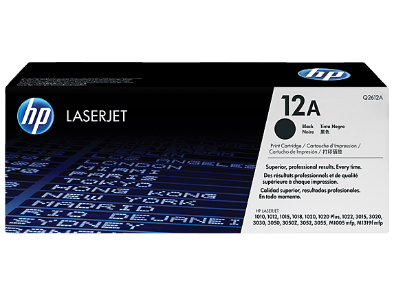 OEM HP Q2612A 12A Laser Toner Cartridge Black 2K - TonerParts