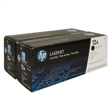 OEM HP Q2612D 12A Laser Toner Cartridge Black 2K Dual Pack