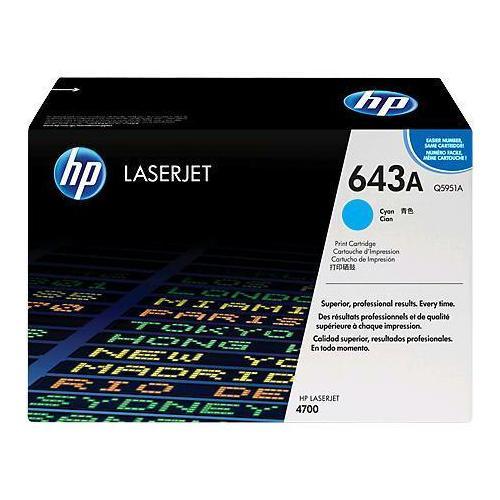 OEM HP Q5951A 643A Toner Cartridge Cyan 10K - TonerParts