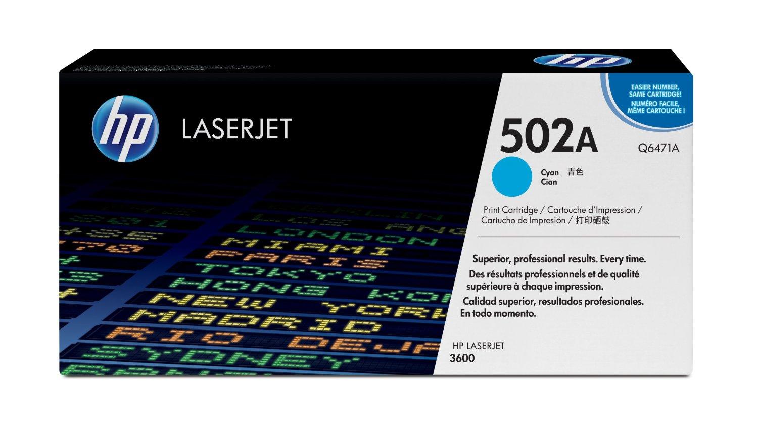 OEM HP Q6471A 502A Toner Cartridge Cyan 4K - TonerParts