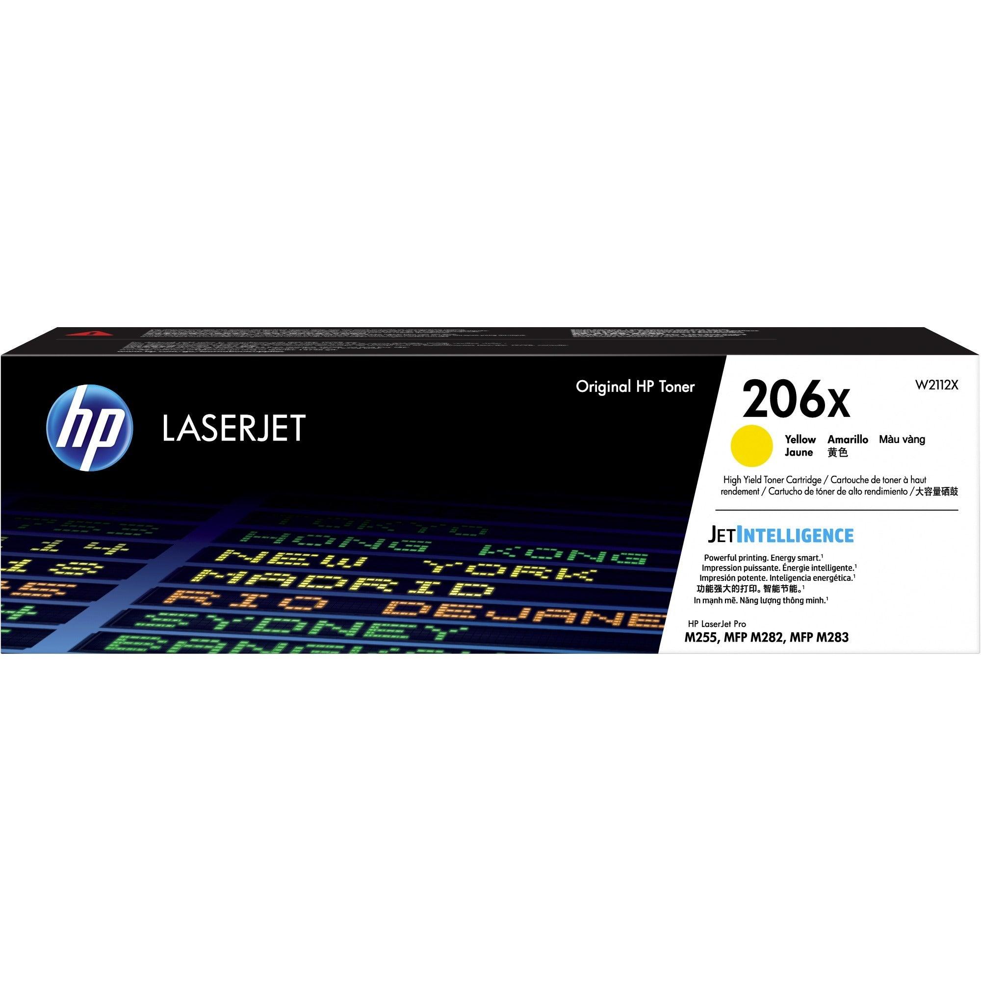 OEM HP W2112X 206X Toner Cartridge Yellow 2.45K - TonerParts