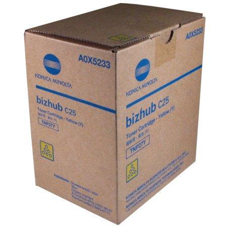 OEM Konica Minolta A0X5233, TNP27Y Toner Cartridge For Bizhub C25 Yellow - 6K - TonerParts