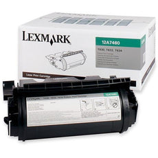 OEM Lexmark 12A7460 Return Program Toner Cartridge Black - 5,000 Yield