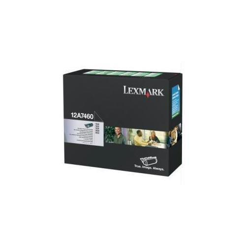 OEM Lexmark 12A7460 Return Program Toner Cartridge Black - 5,000 Yield - TonerParts