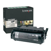 OEM Lexmark 12A7468, T630/632/634 Toner Cartridge, Label Applications Black - 21K