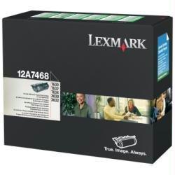 OEM Lexmark 12A7468, T630/632/634 Toner Cartridge, Label Applications Black - 21K - TonerParts