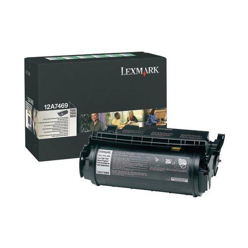 OEM Lexmark 12A7469 Toner Cartridge For Label Applications Black - 32,000 Yield
