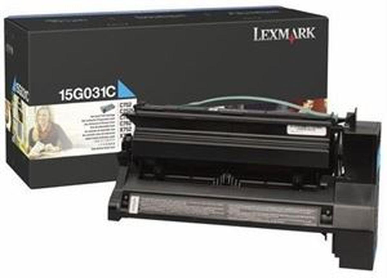 OEM Lexmark 15G031C Toner Cartridge Cyan 6K - TonerParts