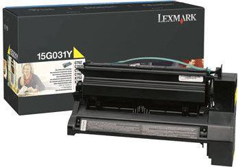 OEM Lexmark 15G031Y Toner Cartridge Yellow 6K - TonerParts