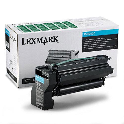 OEM Lexmark 15G032C Toner Cartridge Cyan 15K - TonerParts