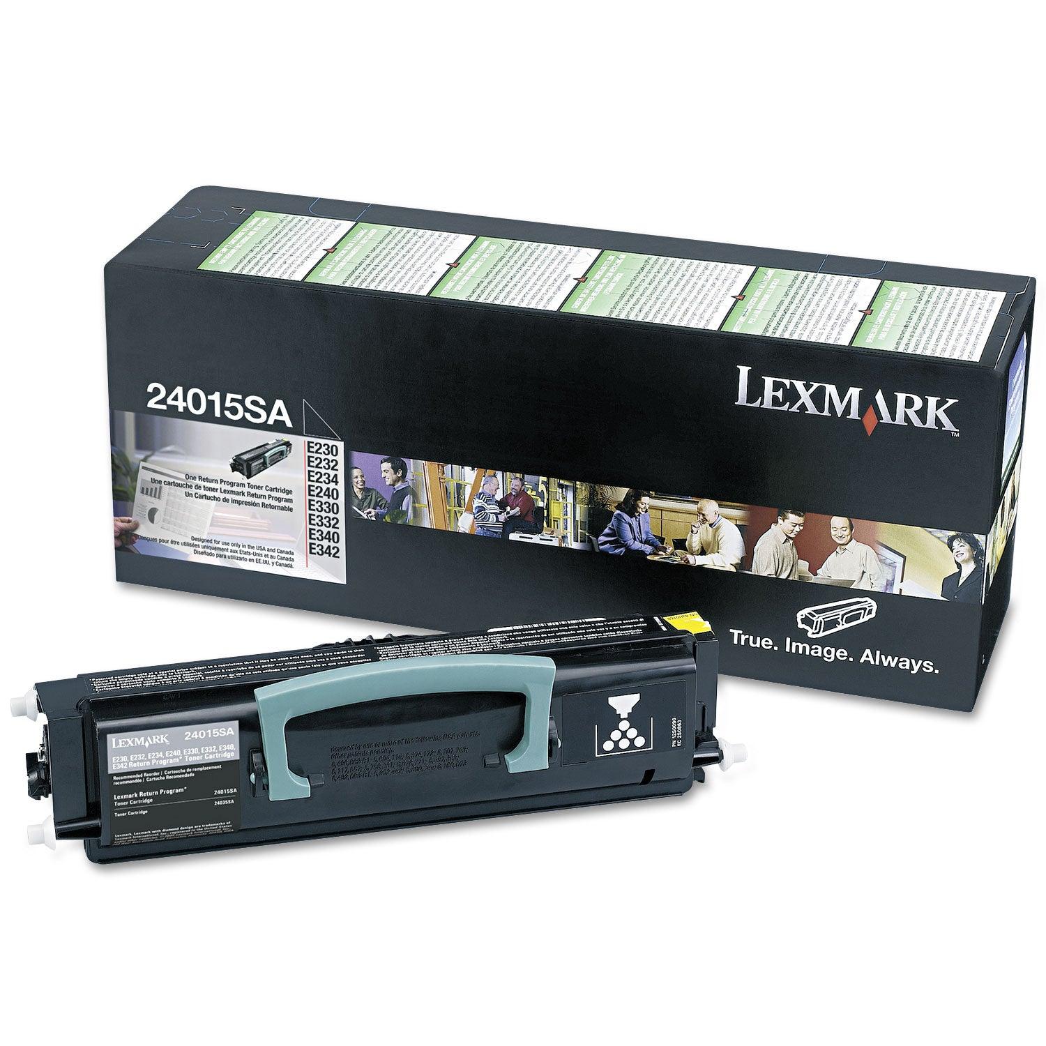 OEM Lexmark 24015SA Toner Cartridge Black 2.5K Return Program - TonerParts
