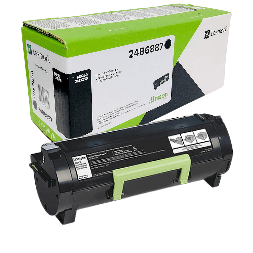 OEM Lexmark 24B6887 Toner Cartridge Black 21K - TonerParts