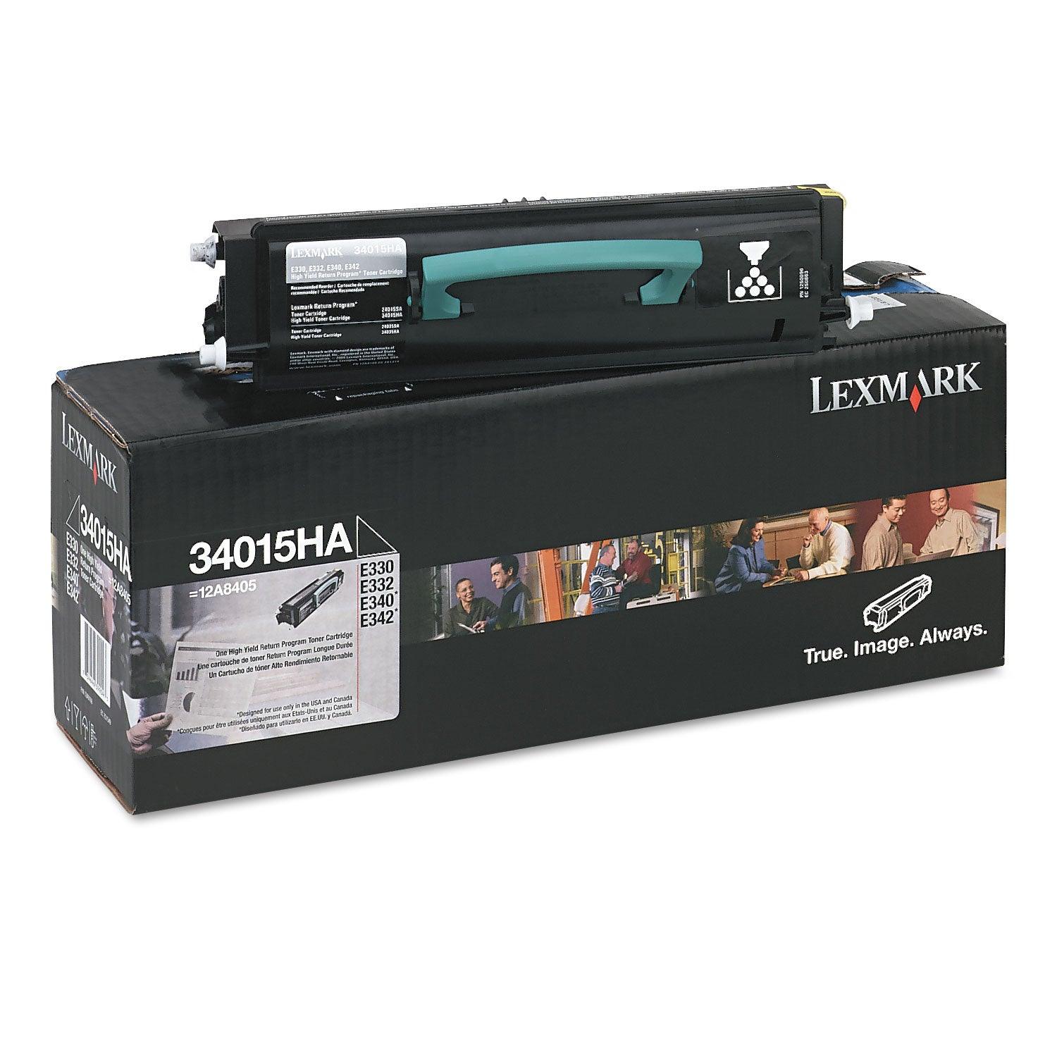 OEM Lexmark 34015HA Toner Cartridge Black 6K Return Program - TonerParts