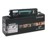 OEM Lexmark 34015HA Toner Cartridge Black 6K Return Program