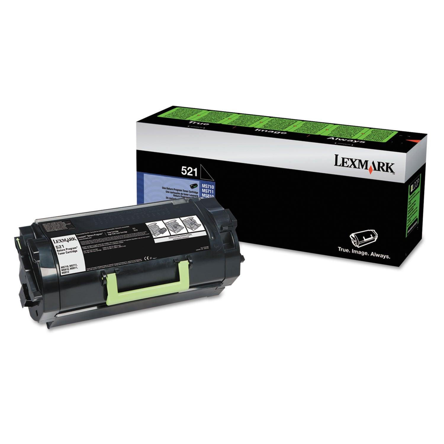 OEM Lexmark 52D1000 Toner Cartridge Black 6K Return Program - TonerParts