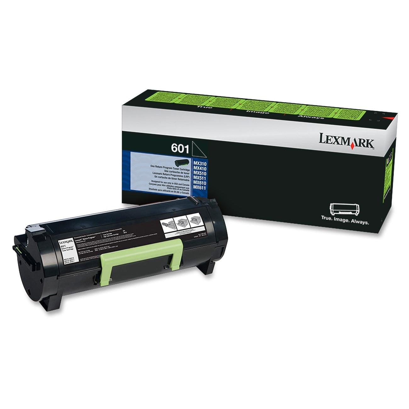 OEM Lexmark 60F1000 601 Toner Cartridge Black 2.5K Return Program - TonerParts