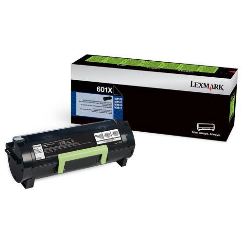 OEM Lexmark 60F1X00 601X Toner Cartridge Black 20K Return Program - TonerParts