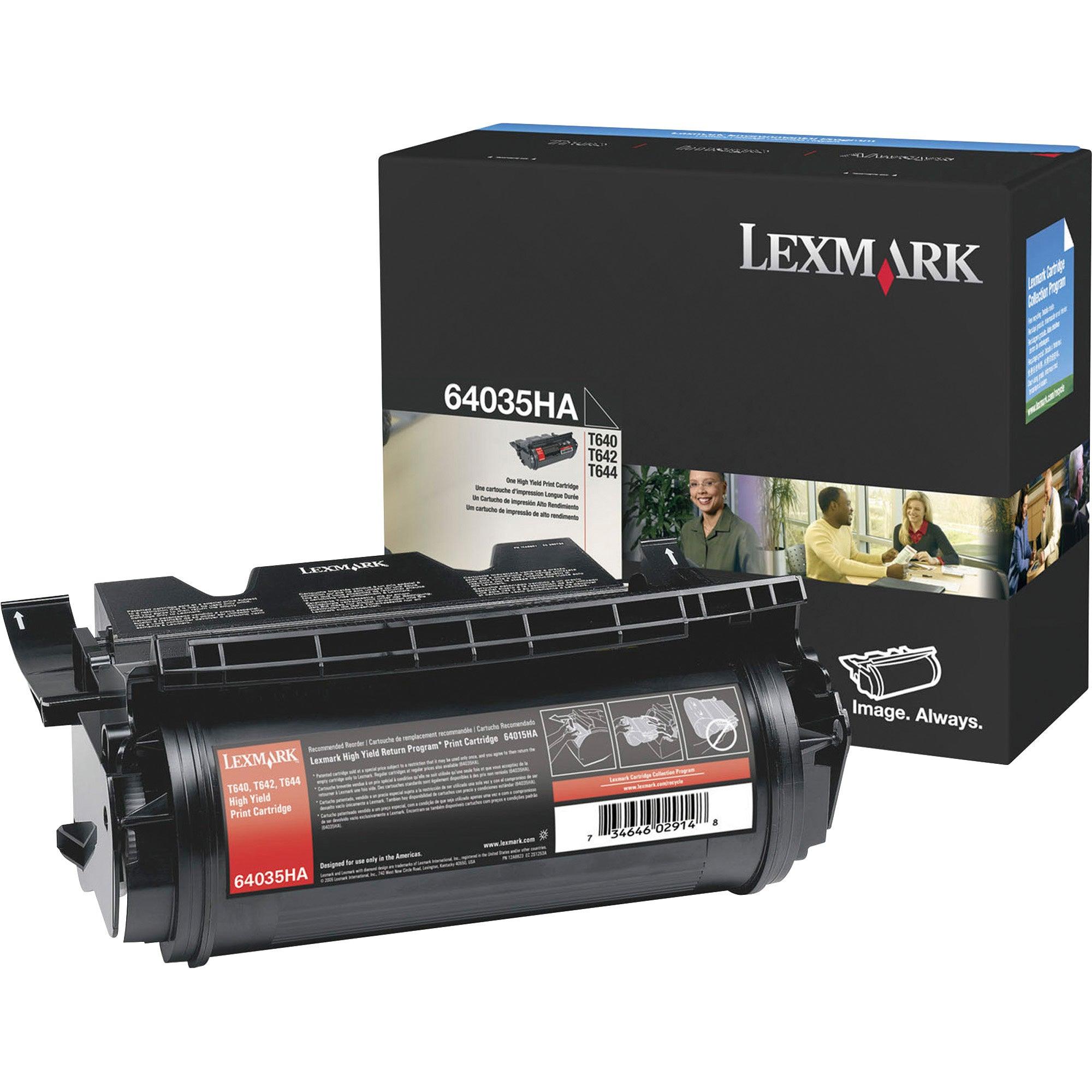 OEM Lexmark 64035HA, T640, T642, T644 Toner Cartridge - Black - 21K - TonerParts