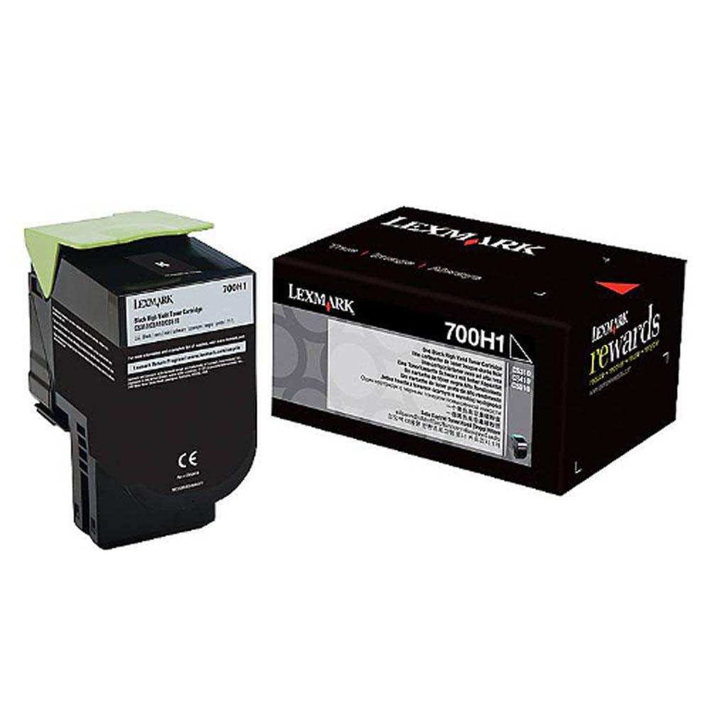 OEM Lexmark 70C0H10 700H1 Toner Cartridge Black 4K - TonerParts