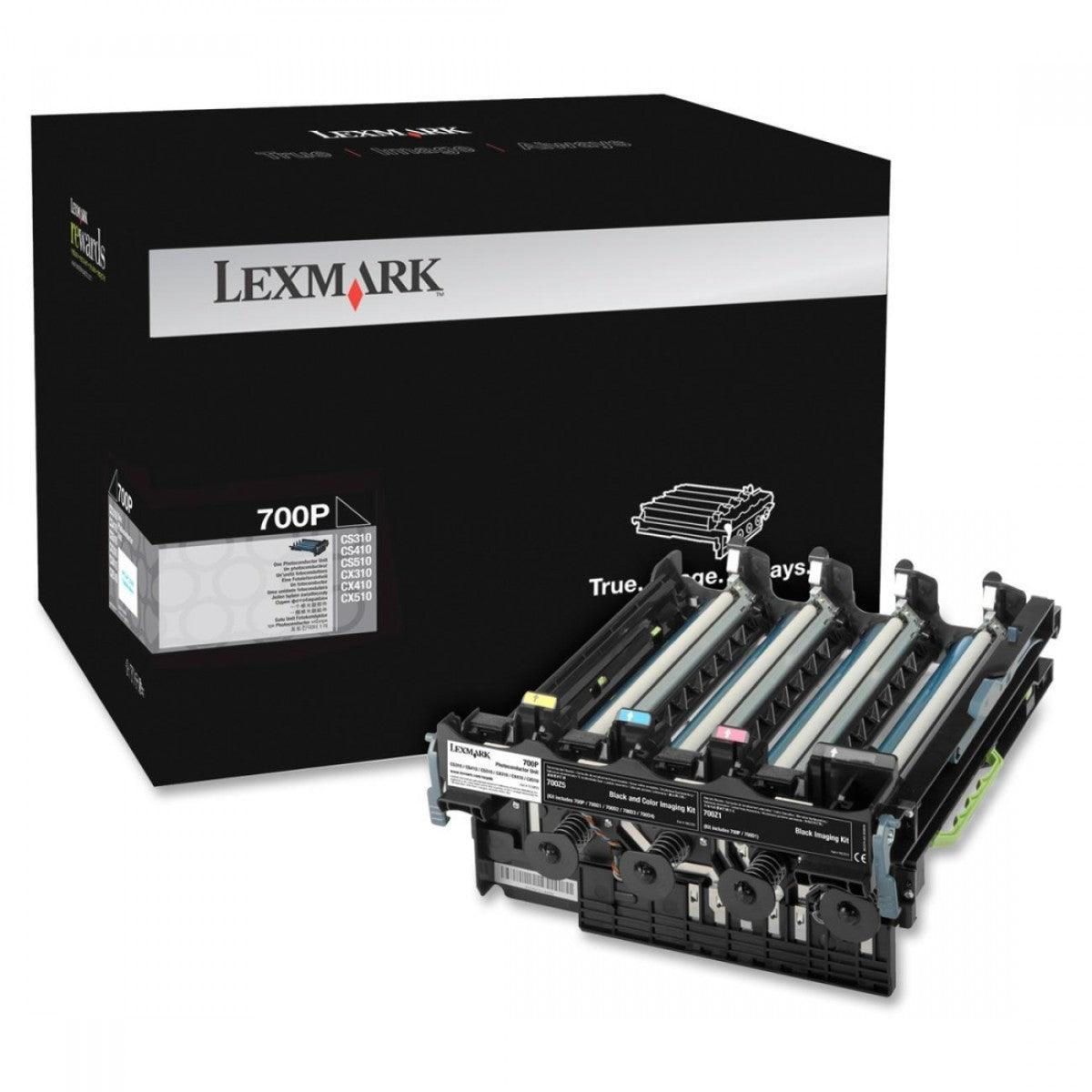 OEM Lexmark 70C0P00 700P Photoconductor Unit BCYM 40K - TonerParts