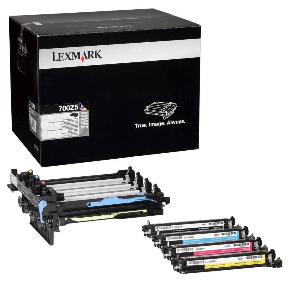 OEM Lexmark 70C0Z50 700Z5 Black and Color Imaging Kit 40K - TonerParts