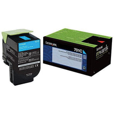 OEM Lexmark 70C10C0 701C Toner Cartridge Cyan 1K Return Program