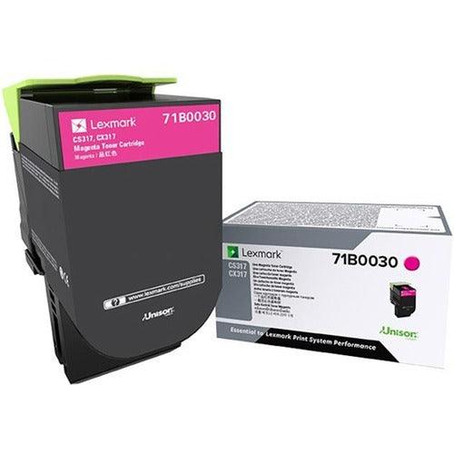 OEM Lexmark 71B0030 Unison Toner Cartridge Magenta 2.3K - TonerParts
