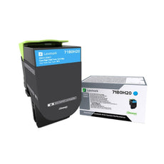 OEM Lexmark 71B0H20 Unison Toner Cartridge Cyan 3.5K
