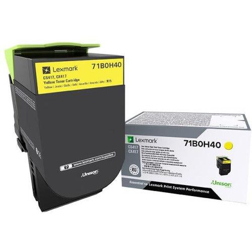 OEM Lexmark 71B0H40 Unison Toner Cartridge Yellow 3.5K - TonerParts