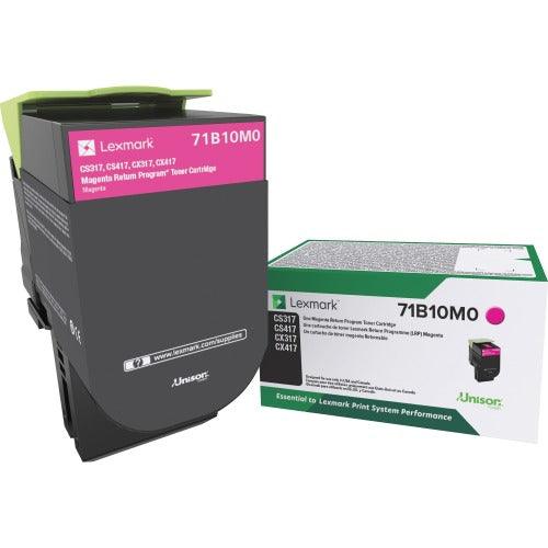 OEM Lexmark 71B10M0 Toner Cartridge Magenta 2.3K Return Program - TonerParts