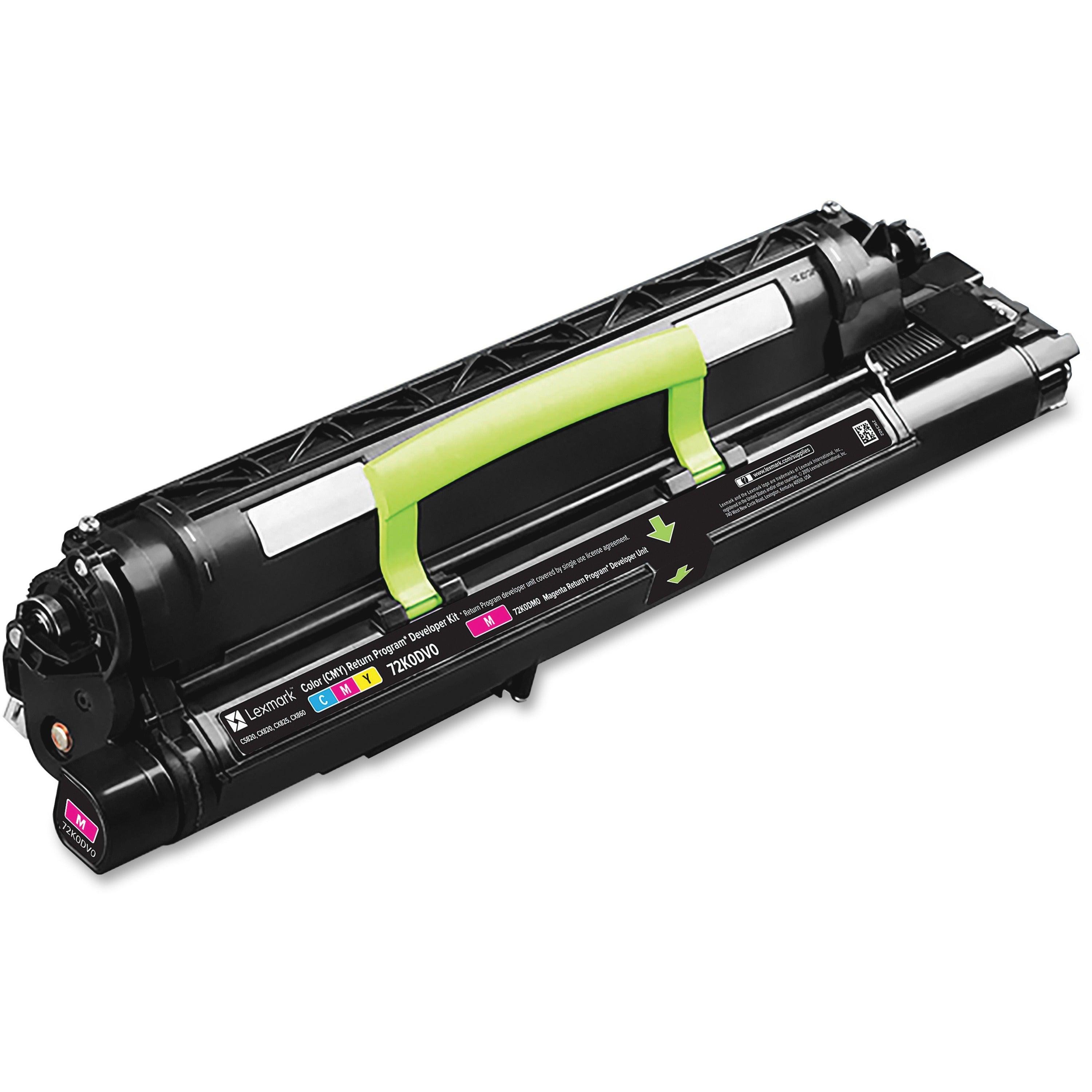 OEM Lexmark 72K0DM0 Developer Unit Magenta 300K Return Program - TonerParts