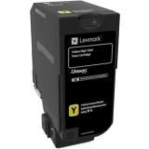 OEM Lexmark 74C0H40 Toner Cartridge Yellow 12K - TonerParts