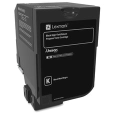 OEM Lexmark 74C1HK0 Toner Cartridge Black 20K Return Program