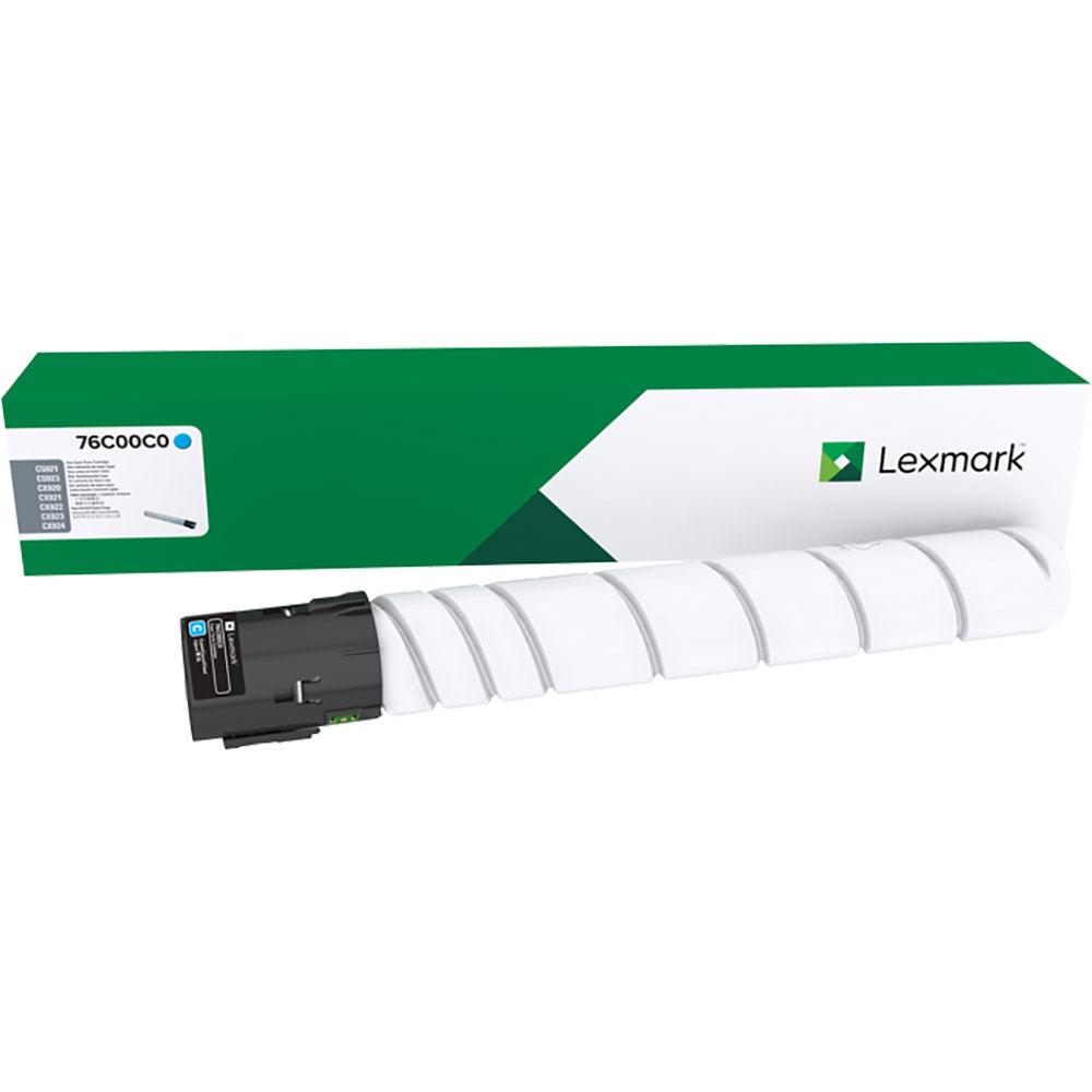 OEM Lexmark 76C00C0 Toner Cartridge Cyan 11.5K - TonerParts